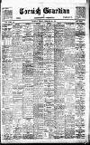 Cornish Guardian Friday 25 February 1910 Page 1