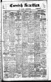Cornish Guardian Friday 23 February 1917 Page 1