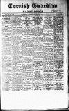 Cornish Guardian Friday 11 October 1918 Page 1