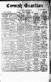 Cornish Guardian Friday 01 November 1918 Page 1