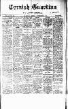 Cornish Guardian Friday 29 November 1918 Page 1