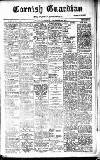 Cornish Guardian Friday 20 December 1918 Page 1