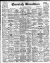 Cornish Guardian Friday 18 February 1921 Page 1