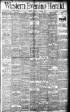 Western Evening Herald Thursday 03 December 1896 Page 1