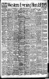 Western Evening Herald Monday 13 January 1908 Page 1