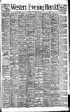 Western Evening Herald Tuesday 25 February 1908 Page 1