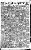 Western Evening Herald Monday 29 June 1908 Page 1