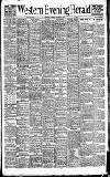 Western Evening Herald Monday 12 October 1908 Page 1