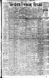 Western Evening Herald Wednesday 15 October 1913 Page 1