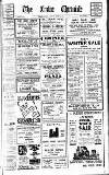 Crewe Chronicle Saturday 13 January 1934 Page 1
