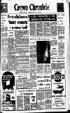 Crewe Chronicle Thursday 25 January 1973 Page 1