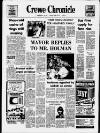 Crewe Chronicle Thursday 30 January 1975 Page 1