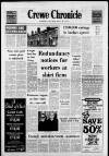 Crewe Chronicle Thursday 07 February 1980 Page 1