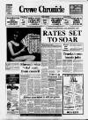 Crewe Chronicle Wednesday 06 January 1988 Page 1