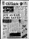 Crewe Chronicle Wednesday 24 August 1988 Page 1