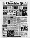 Crewe Chronicle Wednesday 01 March 1989 Page 1