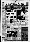 Crewe Chronicle Wednesday 15 January 1992 Page 1