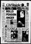 Crewe Chronicle Wednesday 18 March 1992 Page 1