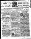 Royal Gazette of Jamaica Saturday 05 February 1780 Page 1