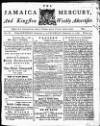 Royal Gazette of Jamaica Saturday 12 February 1780 Page 1
