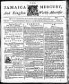 Royal Gazette of Jamaica Saturday 18 March 1780 Page 1