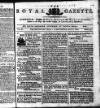 Royal Gazette of Jamaica Saturday 08 April 1780 Page 1