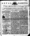 Royal Gazette of Jamaica Saturday 22 April 1780 Page 1