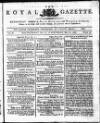 Royal Gazette of Jamaica Saturday 20 May 1780 Page 1