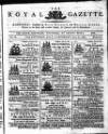 Royal Gazette of Jamaica Saturday 15 July 1780 Page 1