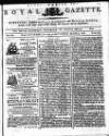 Royal Gazette of Jamaica Saturday 05 August 1780 Page 1