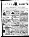 Royal Gazette of Jamaica Saturday 27 January 1781 Page 1