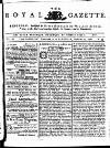 Royal Gazette of Jamaica Saturday 17 February 1781 Page 1