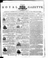 Royal Gazette of Jamaica Saturday 29 September 1781 Page 1