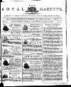 Royal Gazette of Jamaica Saturday 20 October 1781 Page 1