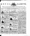 Royal Gazette of Jamaica Saturday 17 November 1781 Page 1