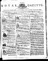 Royal Gazette of Jamaica Saturday 01 December 1781 Page 1