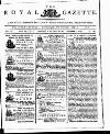 Royal Gazette of Jamaica Saturday 08 December 1781 Page 1