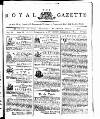 Royal Gazette of Jamaica Saturday 29 December 1781 Page 1