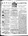 Royal Gazette of Jamaica Saturday 02 August 1794 Page 1