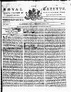 Royal Gazette of Jamaica Saturday 29 July 1809 Page 1