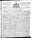 Royal Gazette of Jamaica Saturday 14 September 1811 Page 1