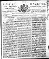 Royal Gazette of Jamaica Saturday 23 November 1811 Page 1