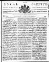 Royal Gazette of Jamaica Saturday 25 July 1812 Page 1