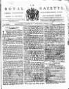 Royal Gazette of Jamaica Saturday 01 January 1814 Page 1