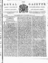 Royal Gazette of Jamaica Saturday 28 May 1814 Page 1