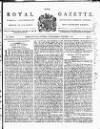 Royal Gazette of Jamaica Saturday 08 October 1814 Page 1