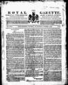 Royal Gazette of Jamaica Saturday 08 October 1825 Page 1