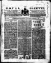Royal Gazette of Jamaica Saturday 05 November 1825 Page 1