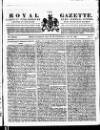 Royal Gazette of Jamaica Saturday 27 May 1826 Page 1