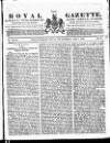 Royal Gazette of Jamaica Saturday 03 June 1826 Page 1